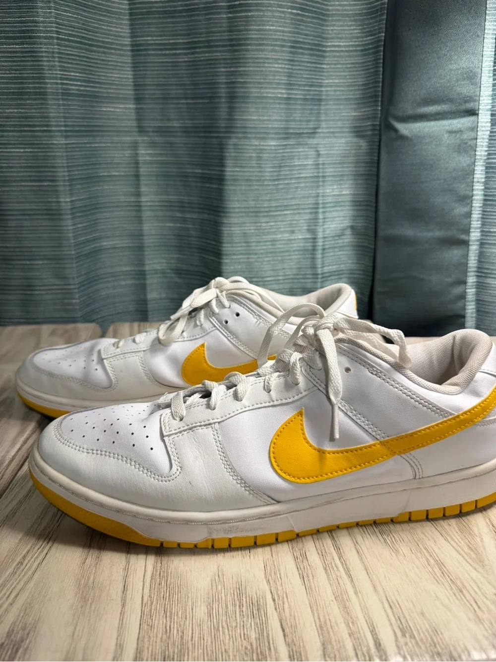 Nike Dunk Low White Opti Yellow DV0831-110 Men’s Size 13 Sneakers